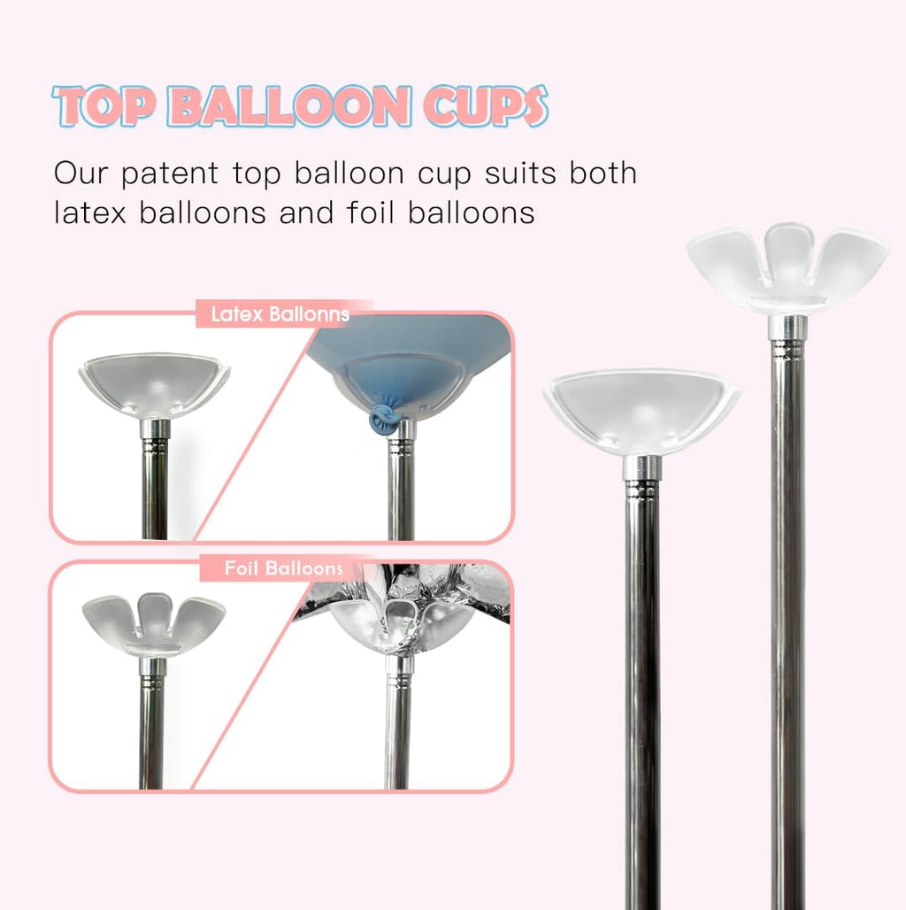 YALLOVE Balloon Column Stand Kit (Include Balloons)