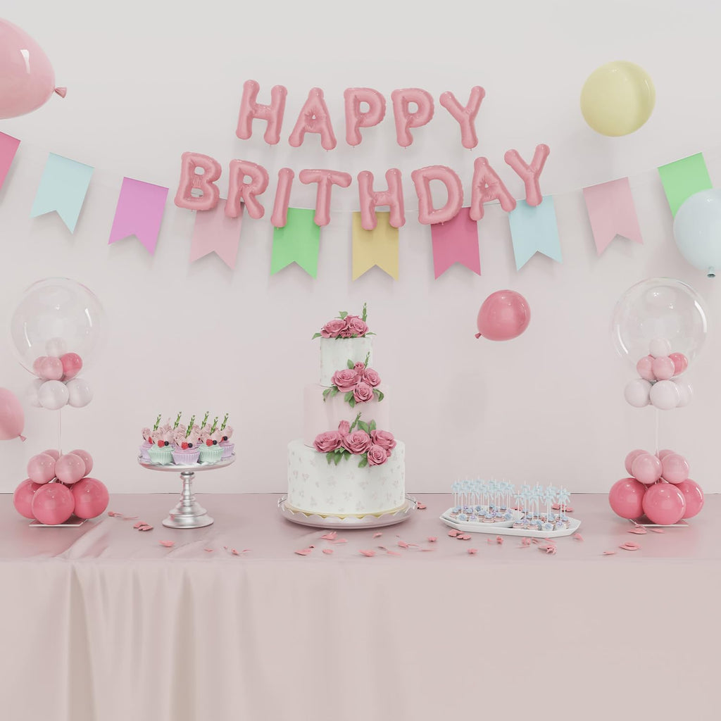 YALLOVE Clear Acrylic Tabletop Balloon Stand Kit(Balloons Not Included)
