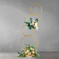 YALLOVE Detachable 4 Tier Wedding Round Hoop Backdrop Stand