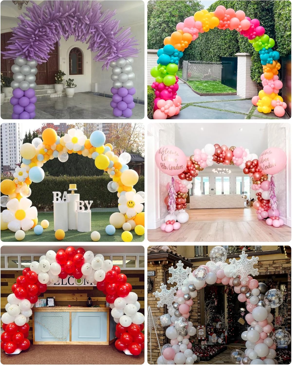 YALLOVE Balloon Arch Stand Kit